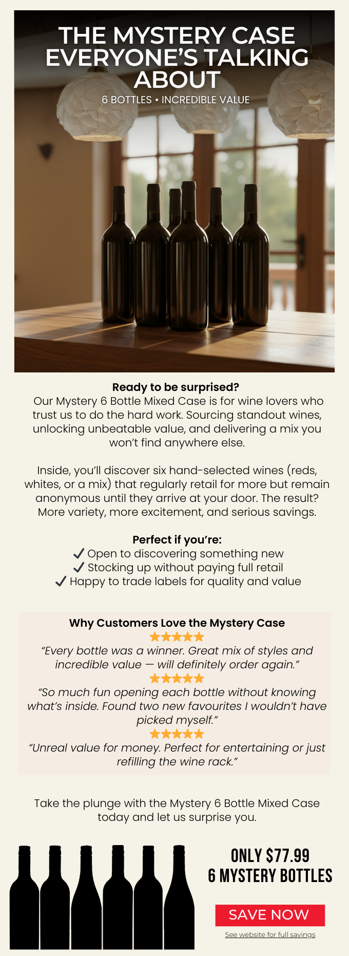 Mystery Mix 6 Bottle Case