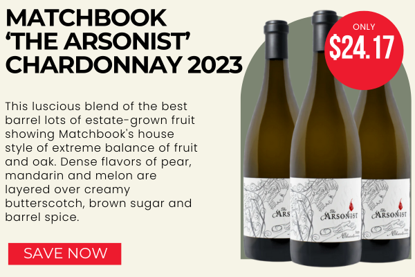 Matchbook ‘The Arsonist’ Chardonnay 2023