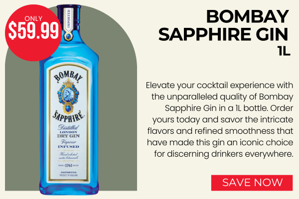 Bombay Sapphire Gin 1L