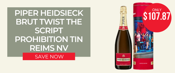 Piper Heidsieck Brut Twist The Script Prohibition Tin Reims NV