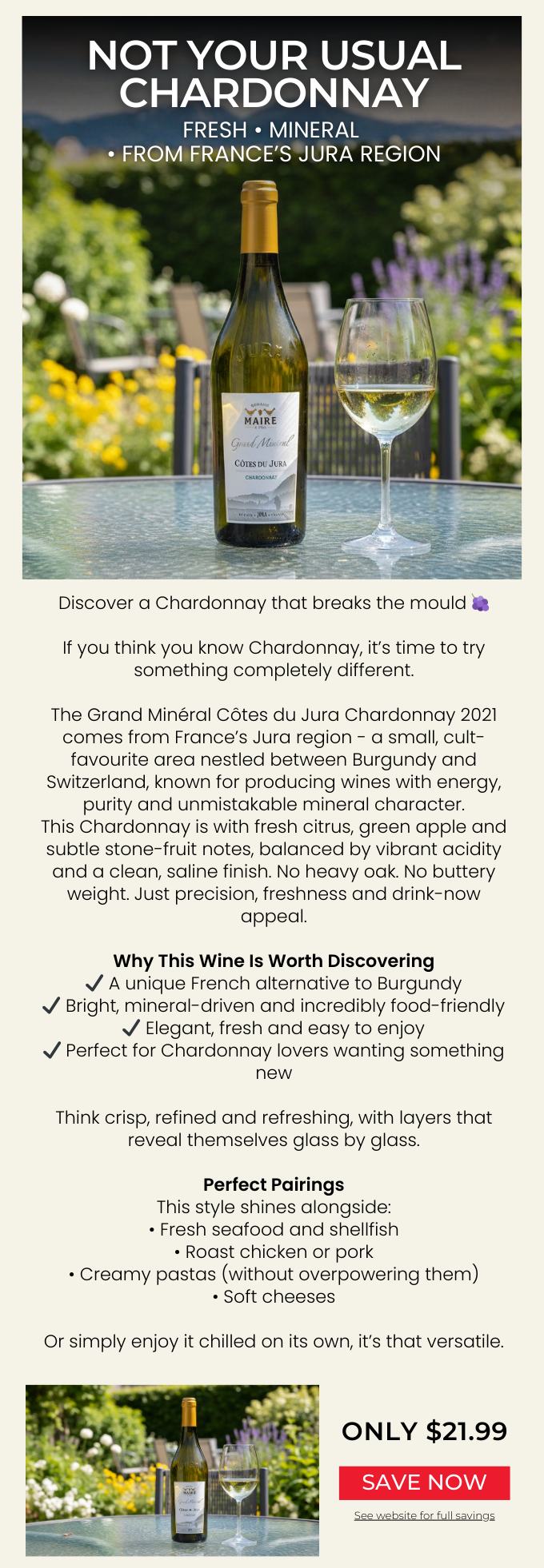 Grand Mineral Côtes du Jura Chardonnay 2021