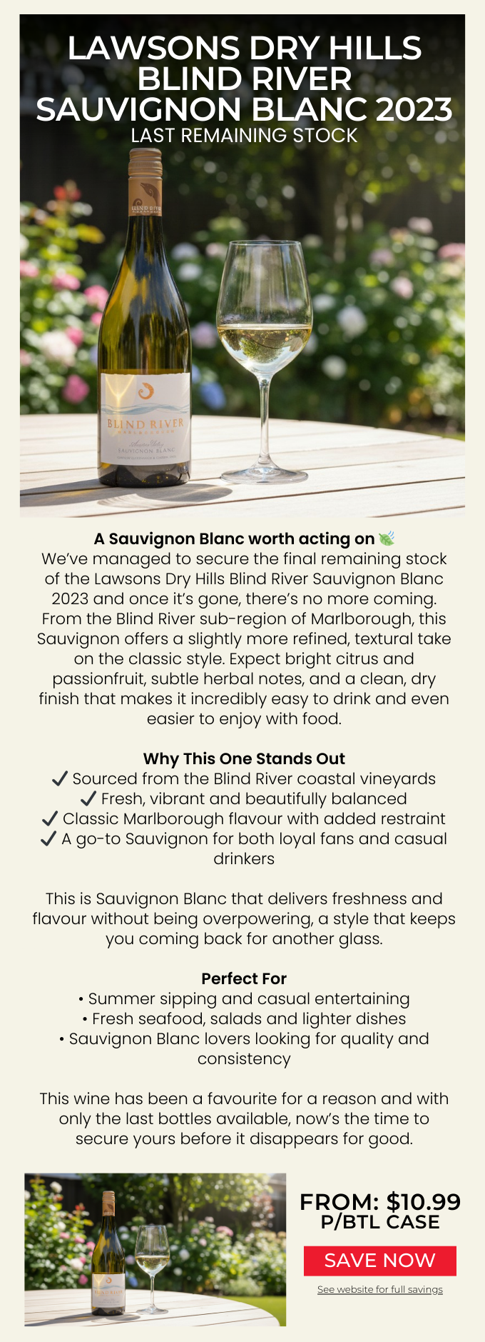 Lawsons Dry Hills Blind River Sauvignon Blanc 2023