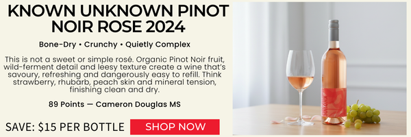 Known Unknown Pinot Noir Rose 2024