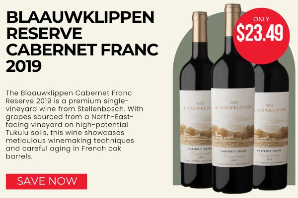 Blaauwklippen Reserve Cabernet Franc 2019