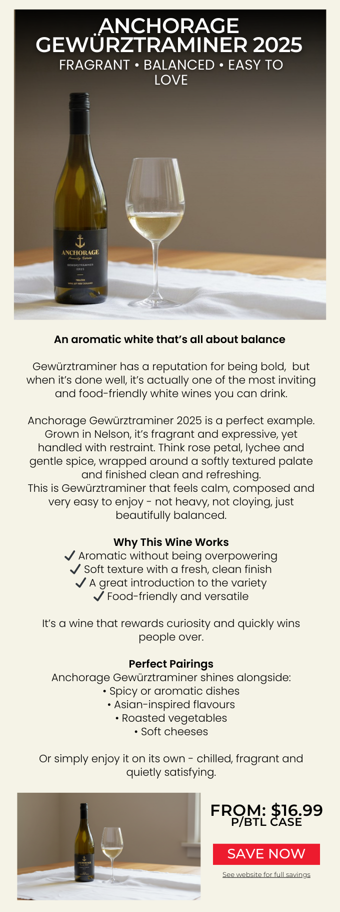 Anchorage Gewürztraminer 2025