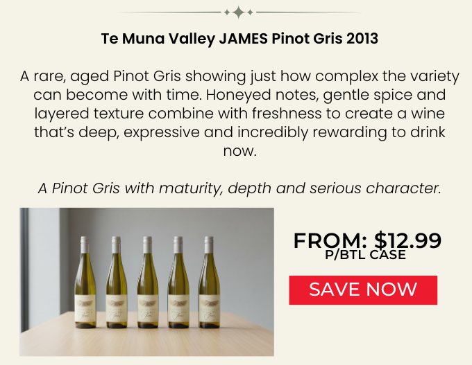Te Muna Valley JAMES Pinot GRIS 2013