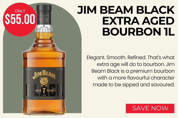 Jim Beam Black Extra Aged Bourbon 1L