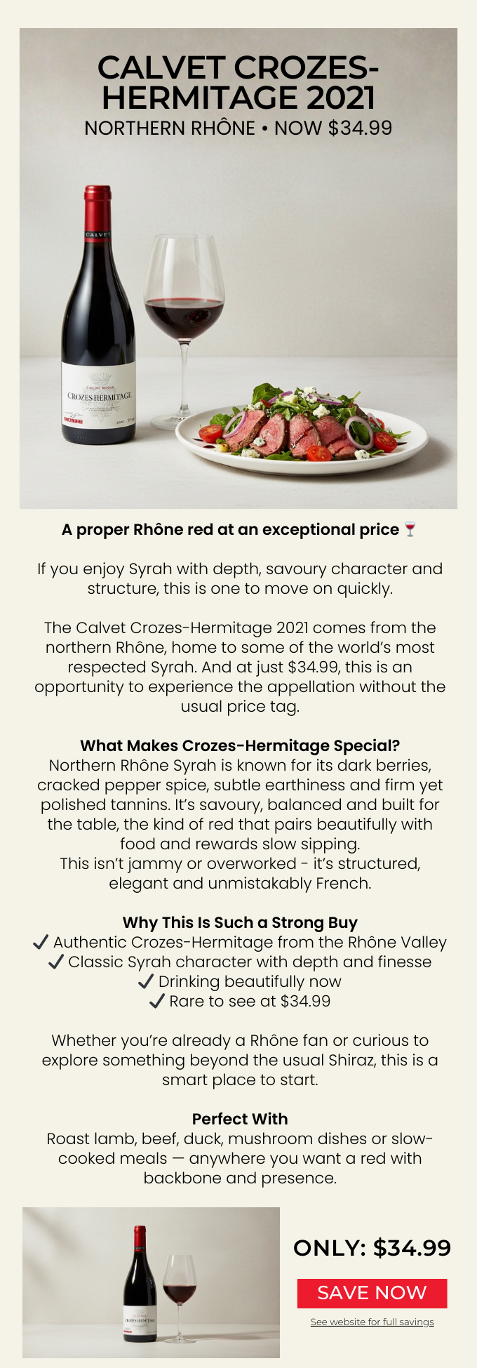 Calvet Crozes-Hermitage 2021