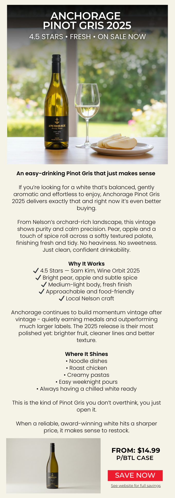 Anchorage Pinot Gris 2025