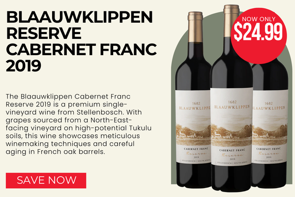 Blaauwklippen Reserve Cabernet Franc 2019
