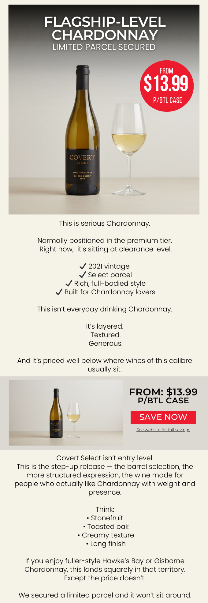 Covert Select Chardonnay 2021