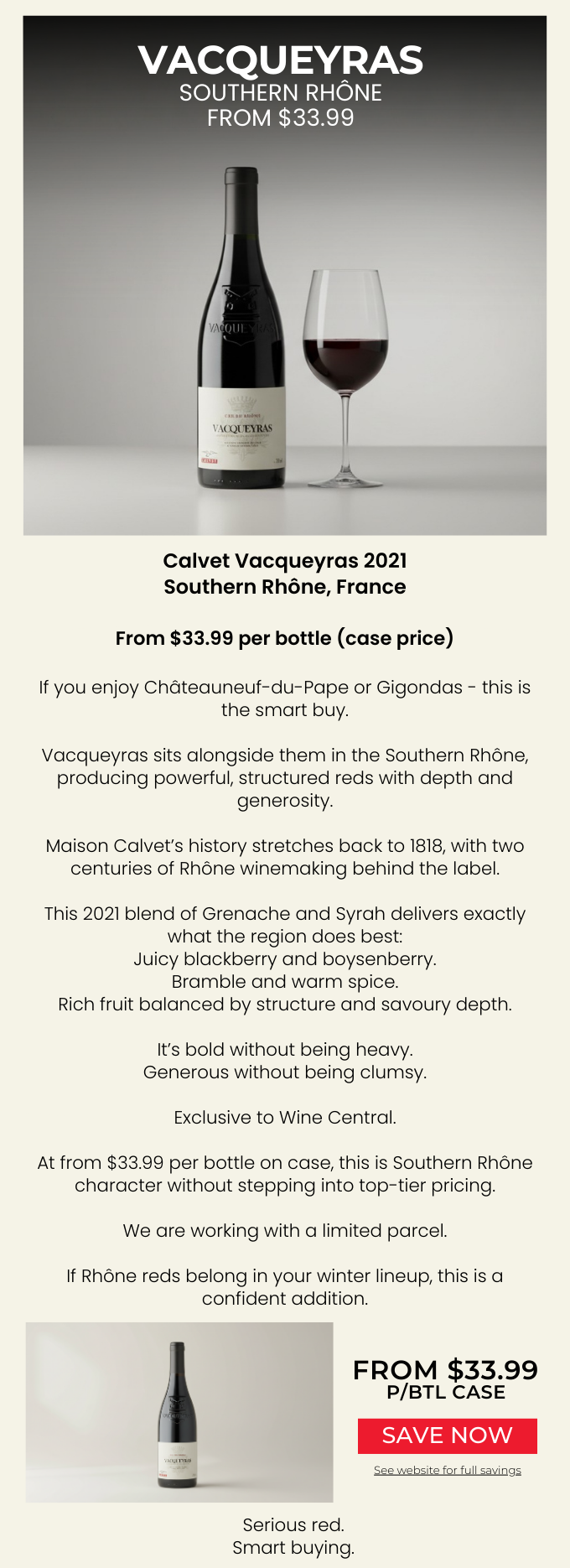 Calvet Vacqueyras 2021