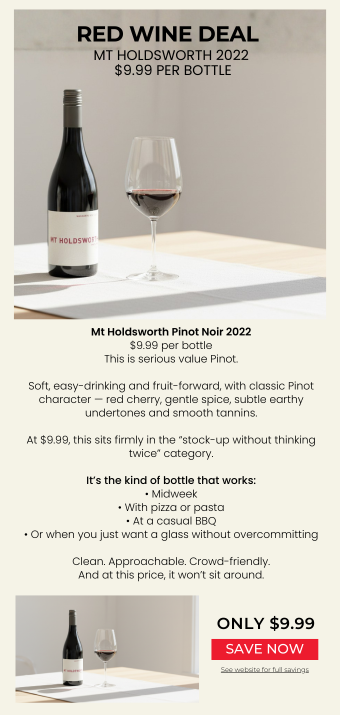 Mt Holdsworth Pinot Noir 2022