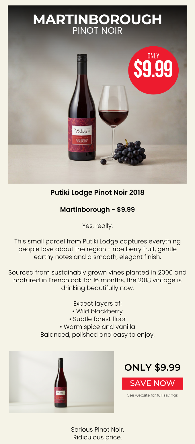 Putiki Lodge Martinborough Pinot Noir 2018
