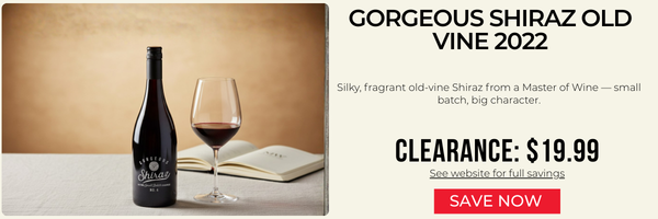 Gorgeous Shiraz Old Vine 2022