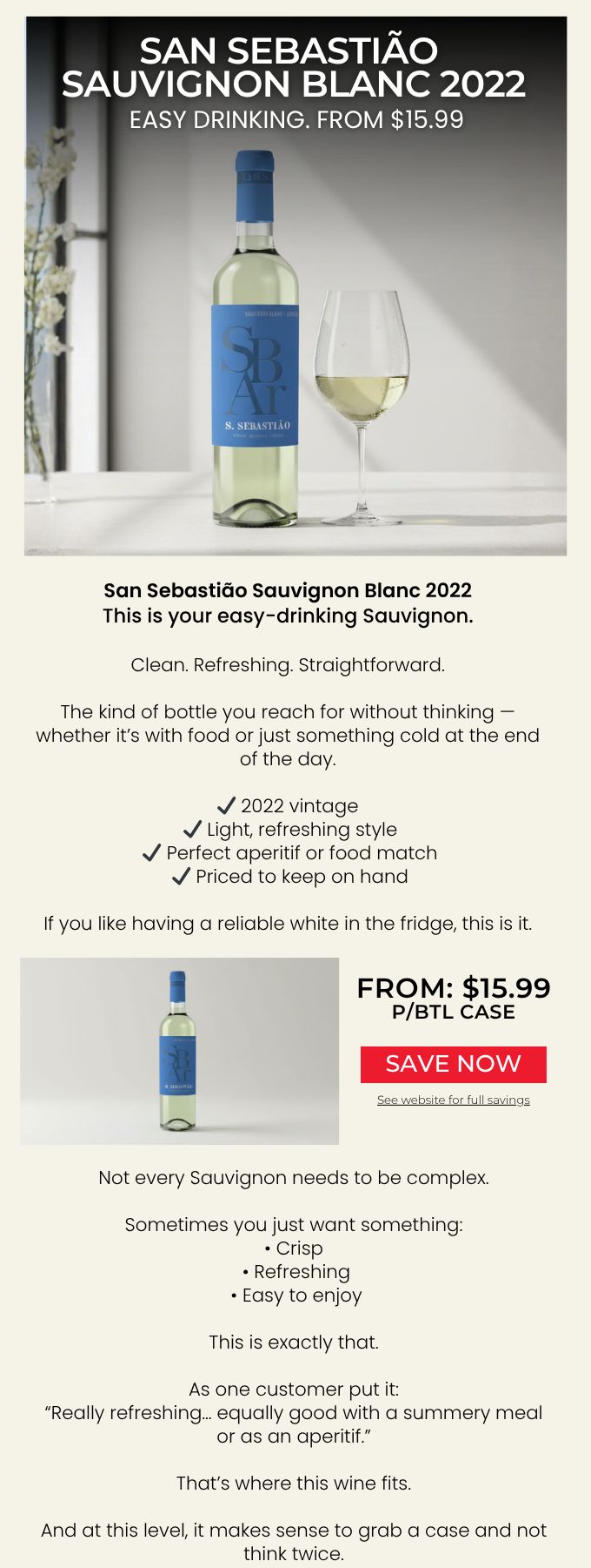 San Sebastião Sauvignon Blanc 2022