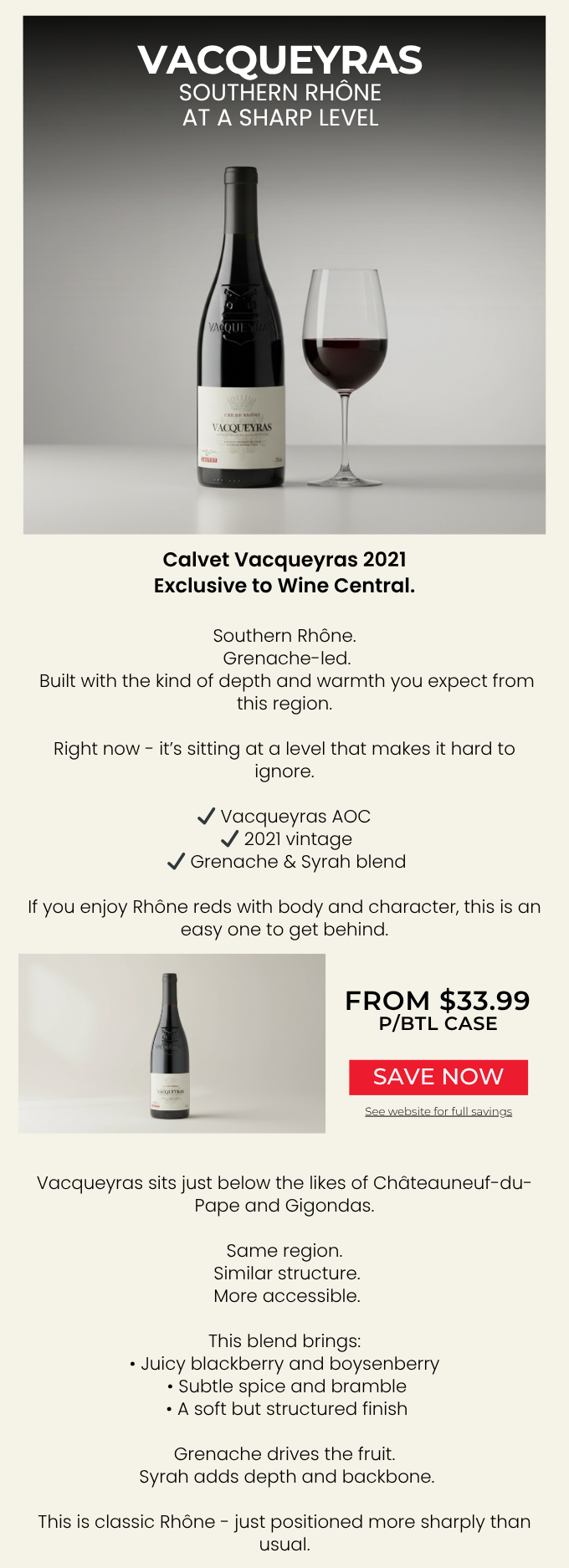 Calvet Vacqueyras 2021