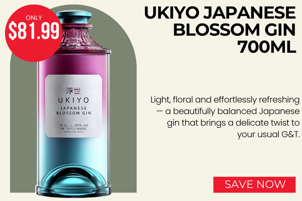 Ukiyo Japanese Blossom Gin 700ml