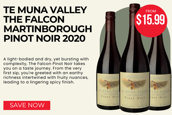Te Muna Valley THE FALCON Martinborough Pinot Noir 2020