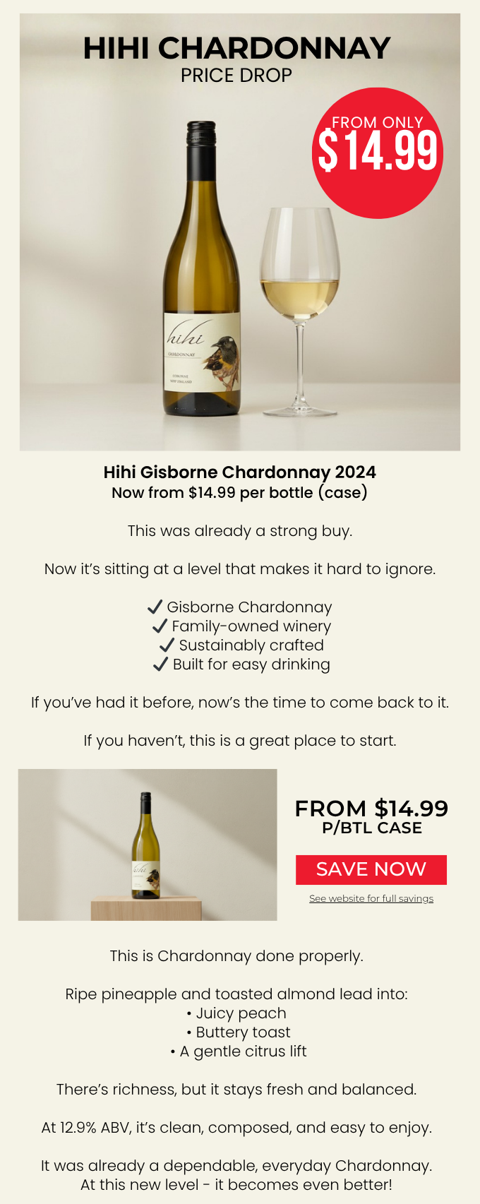 Hihi Gisborne Chardonnay 2024