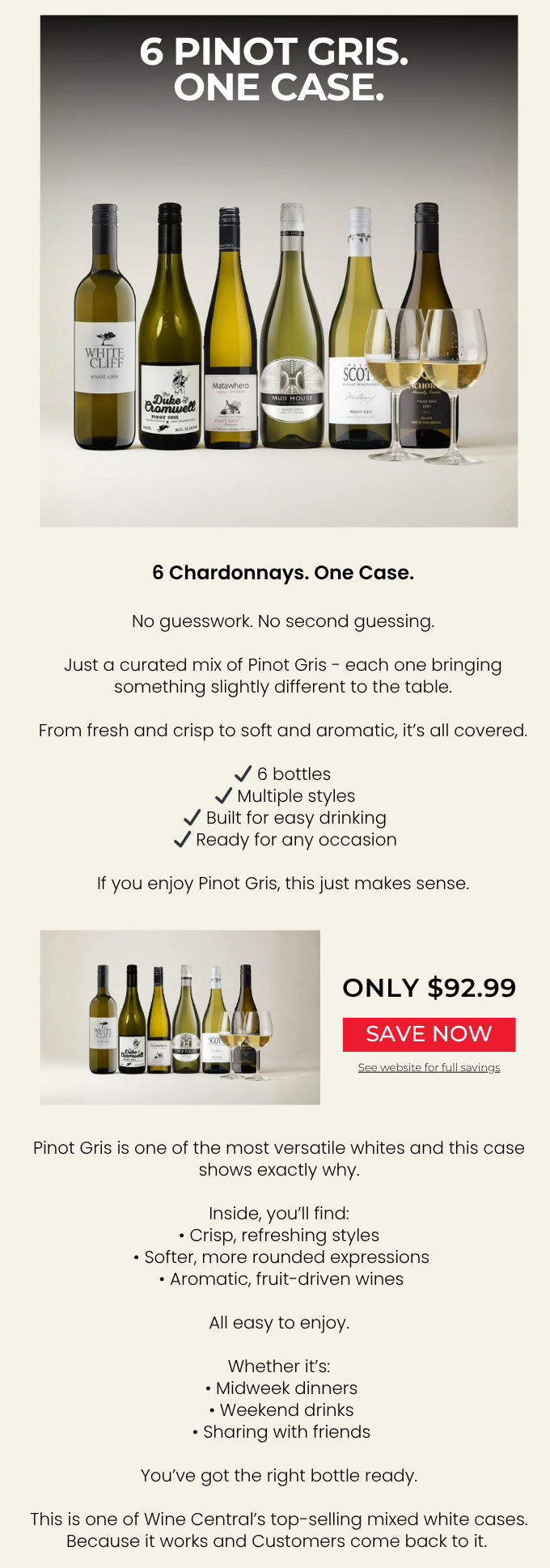 Explore Pinot Gris 6 Bottle Case