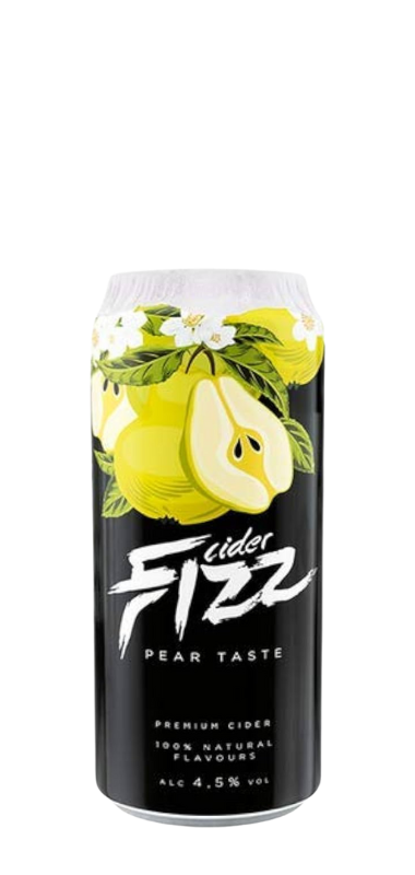 Image of Fizz Pear Cider Can 24x 500Ml Cans BBD: 24/07/2026