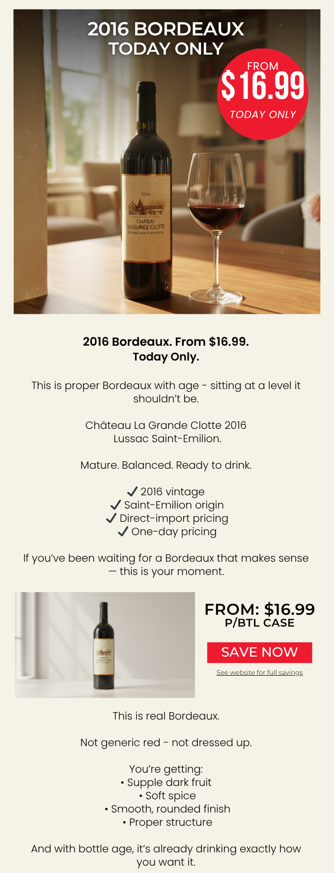 Chateau La Grande Clotte 2016