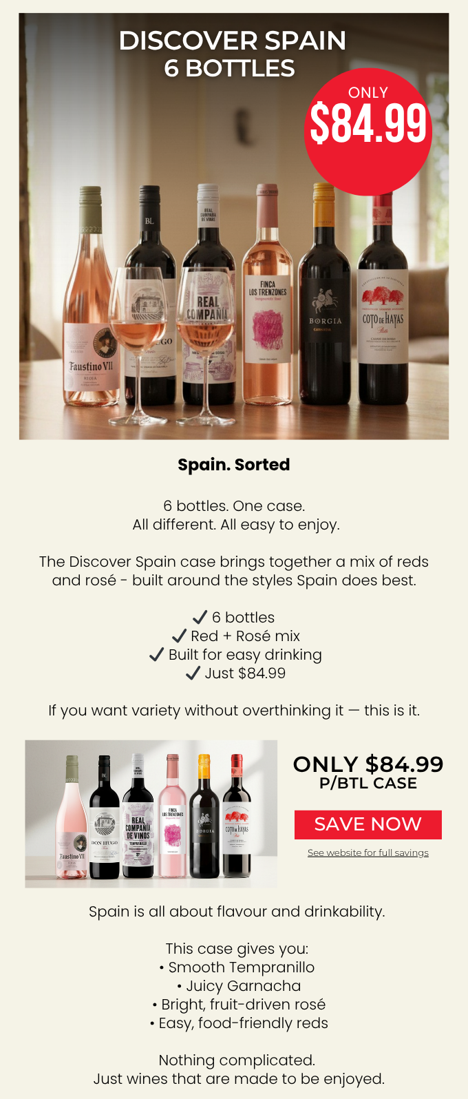 Discover Spain 6 Bottle Case