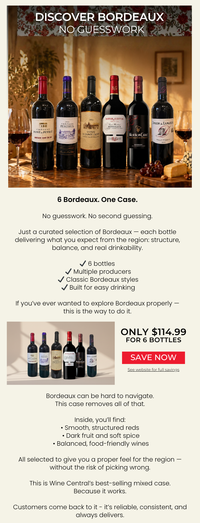 6 Bottle Discover Bordeaux Case