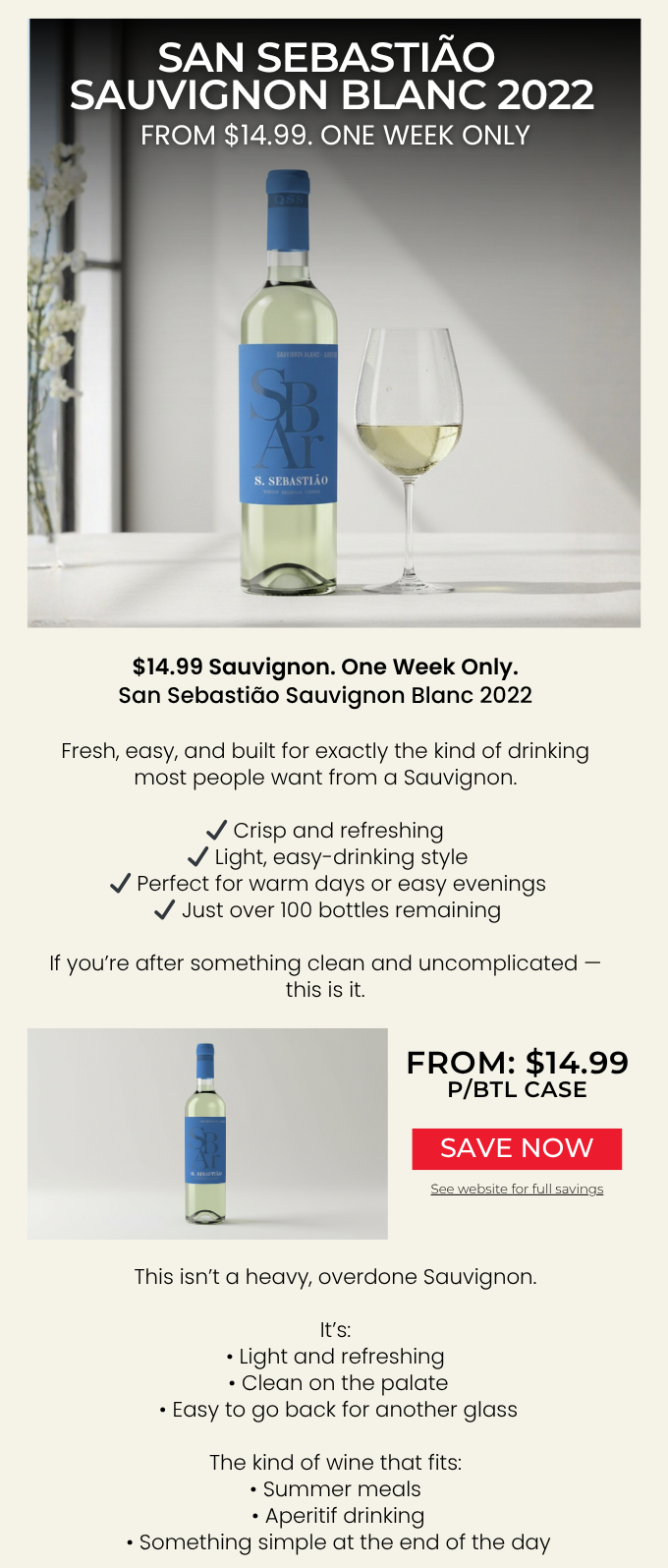 San Sebastião Sauvignon Blanc 2022
