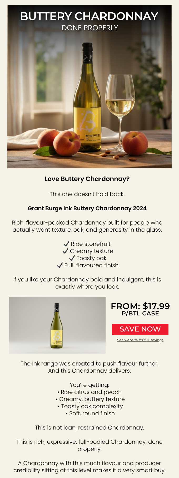 Grant Burge Ink Buttery Chardonnay 2024