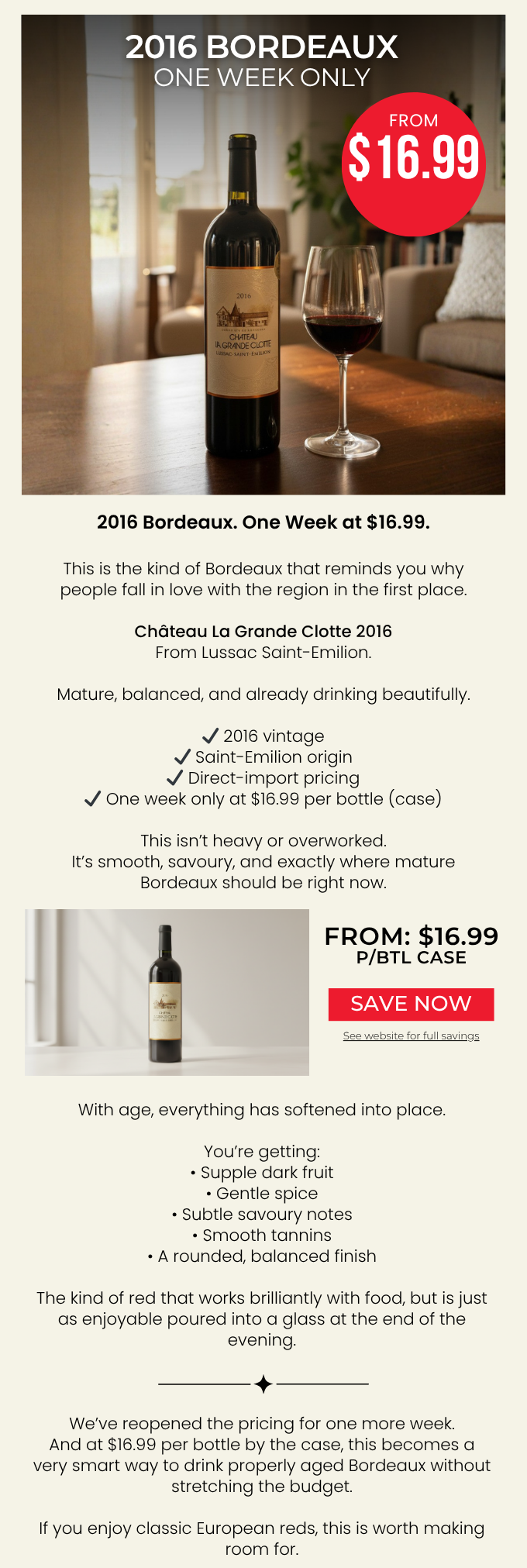 Chateau La Grande Clotte 2016