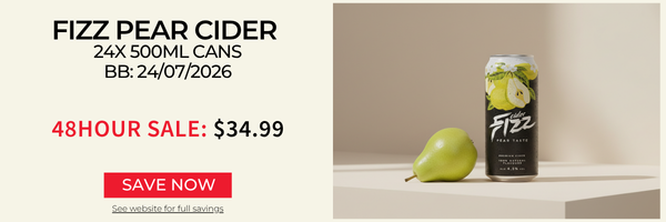 Fizz Pear Cider Can 24x 500Ml Cans BBD: 24/07/2026