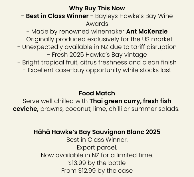 Hāhā Hawke’s Bay Sauvignon Blanc 2025