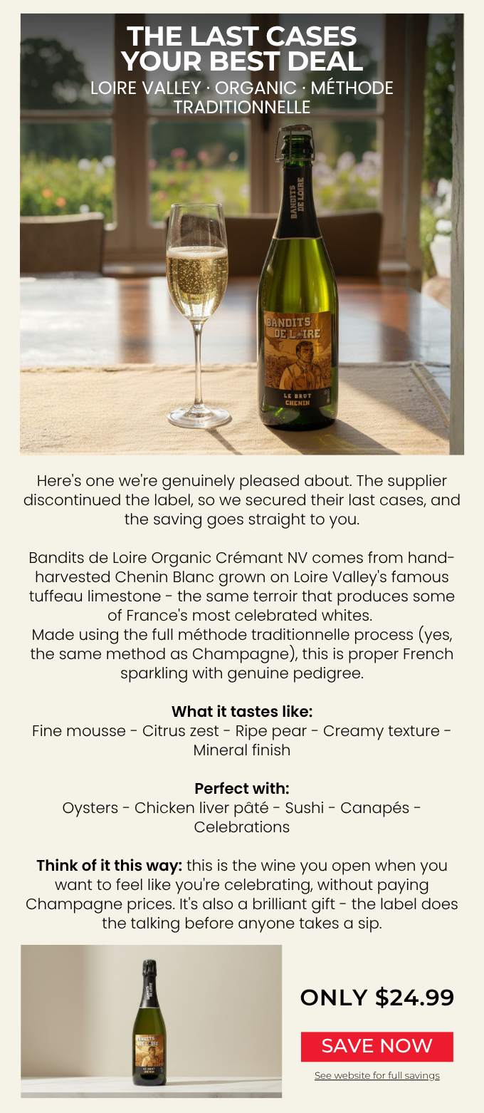 Bandits De Loire Organic Crémant NV