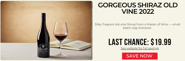 Gorgeous Shiraz Old Vine 2022