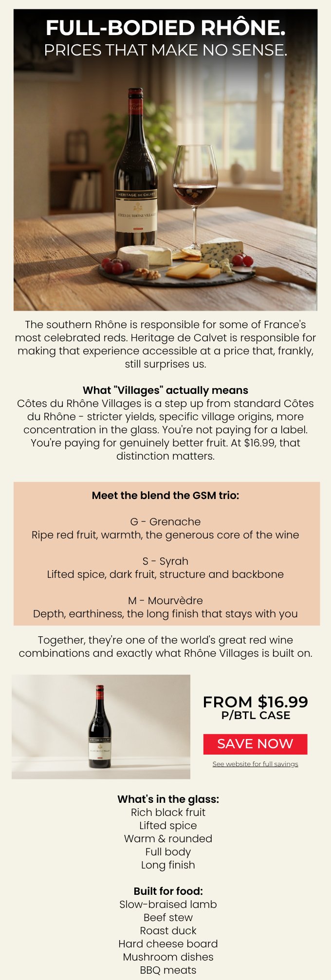 Heritage de Calvet Cotes du Rhone Villages 2024