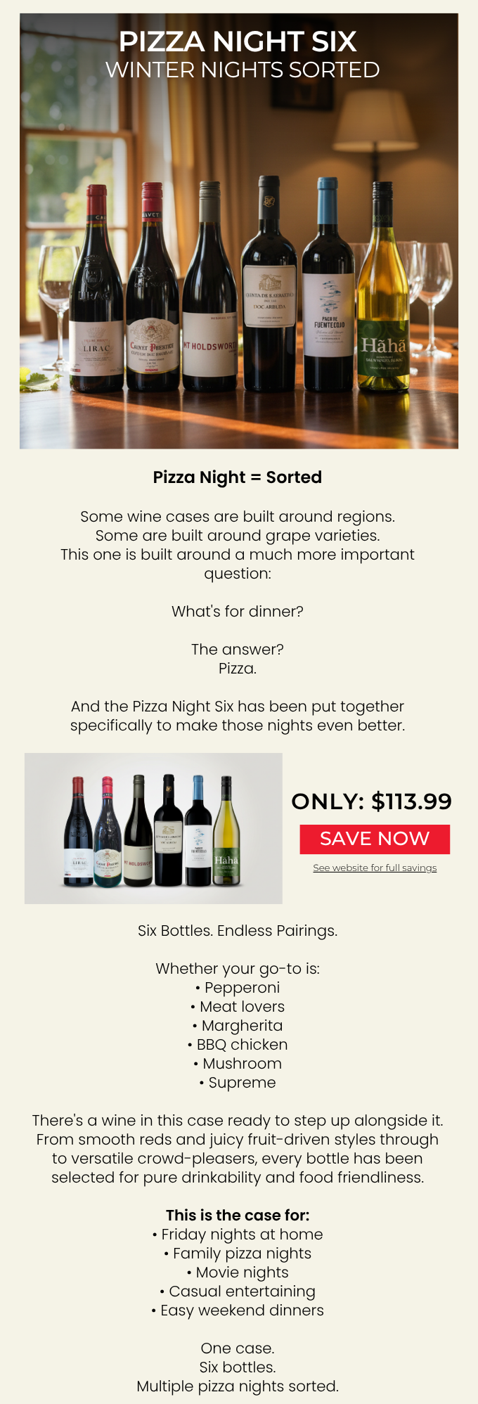 Pizza Night Six