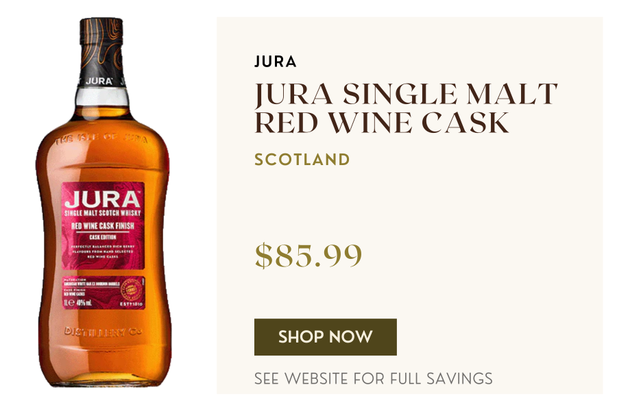 Jura Single Malt Red Wine Cask 700Ml