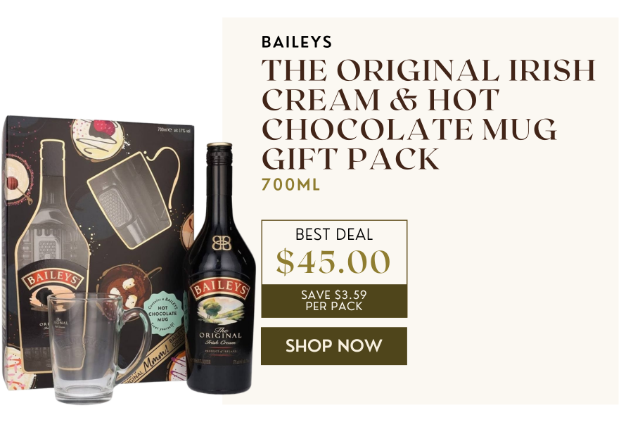 Baileys The Original Irish Cream & Hot Chocolate Mug Gift Pack 700ml