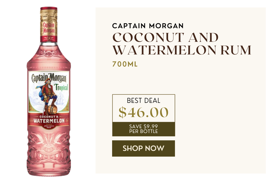 Captain Morgan Coconut and Watermelon Rum 700ml