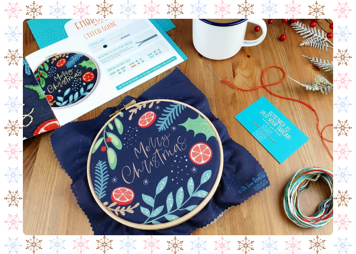  Oh Sew Bootiful - Merry Christmas (Embroidery Kit)