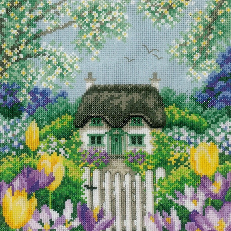  Vervaco - Four Seasons - Spring (Cross Stitch Kit)