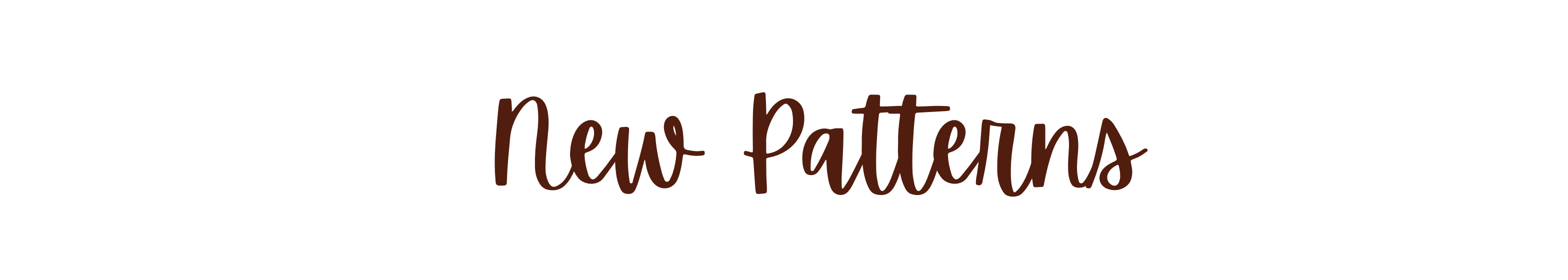 New patterns header