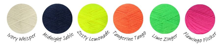 King Cole Tip Toe 4 Ply Shades