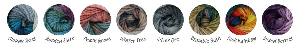 James C Brett Aurora Chunky Shades