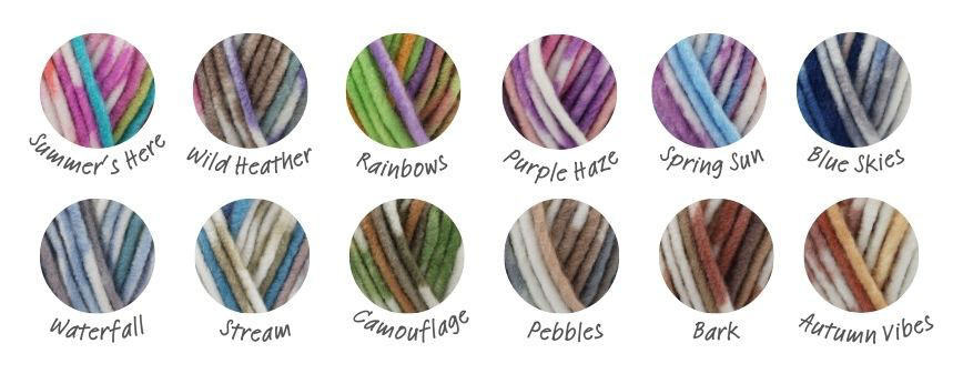 James C Brett Undertones Shades