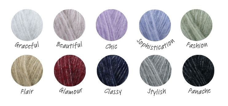 James C Brett Elegance shades