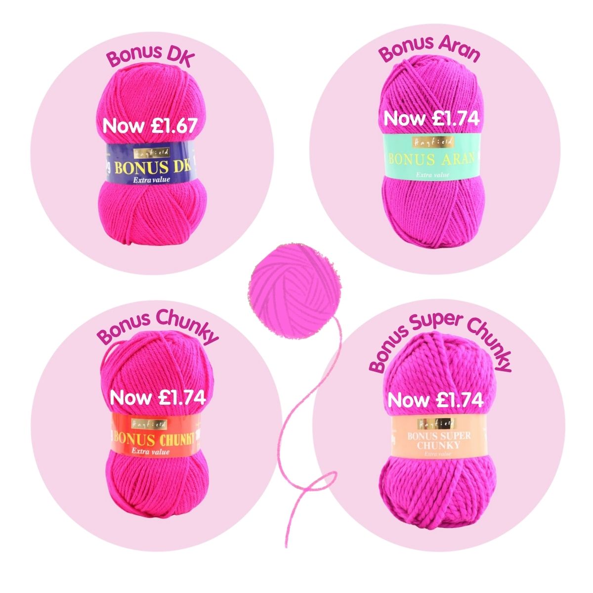 Hayfield Bonus Offer Yarns