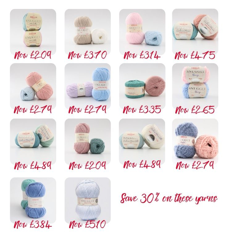 Sirdar Snuggly Sale Yarns